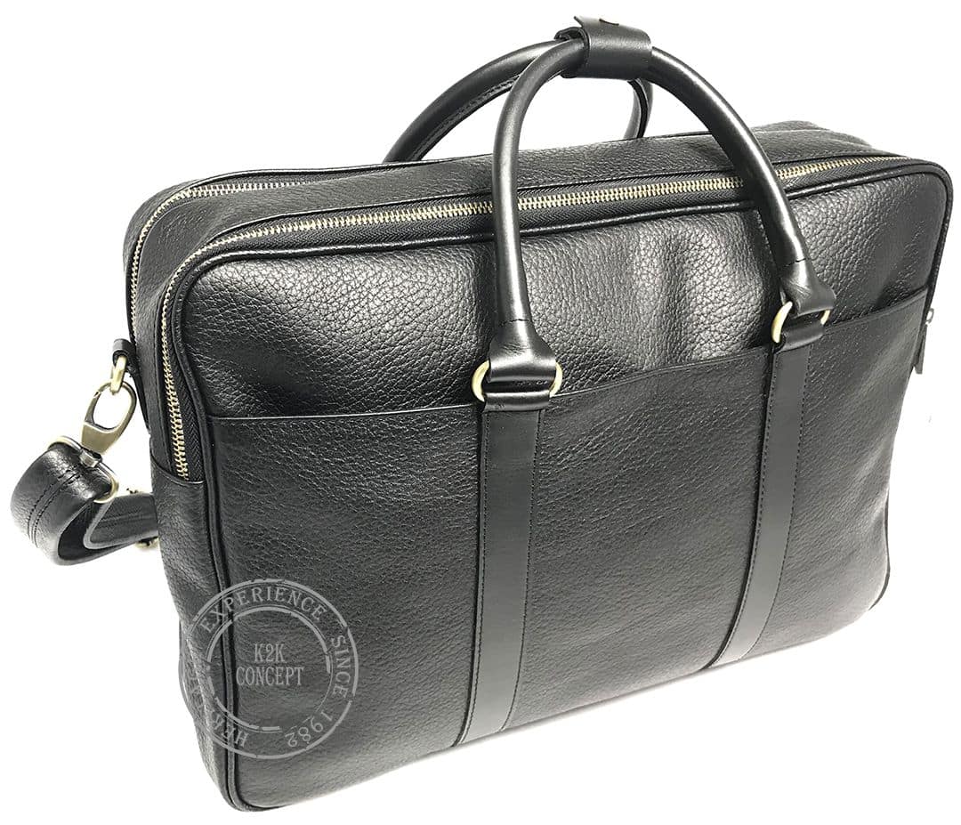 Cartable En Cuir Véritable Pleine Fleur Marron Camel - Neuf Sans étiquette, Style Sac Femme Classique